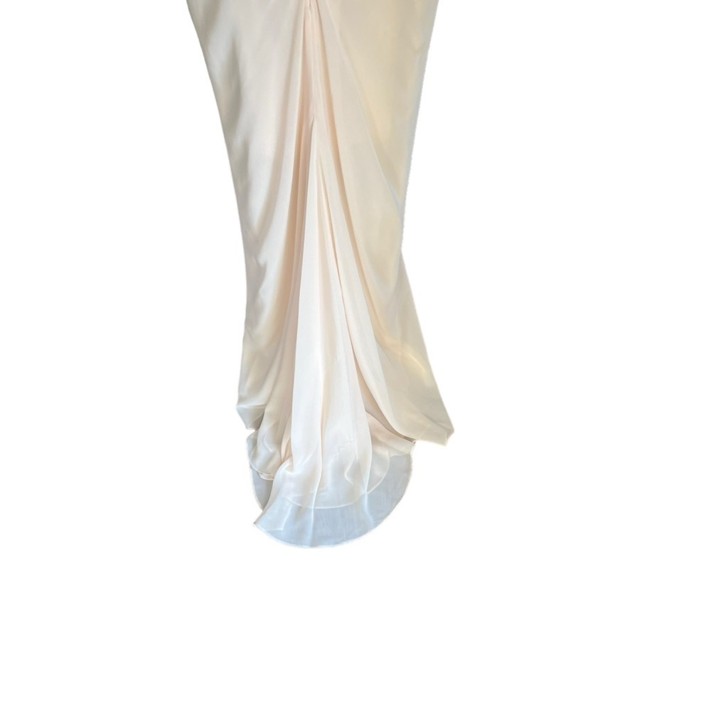 BCBGMAXAZRIA - Brandy Vanilla Draped
Lace Bodice Gown Sz 4 - Picture 9 of 15